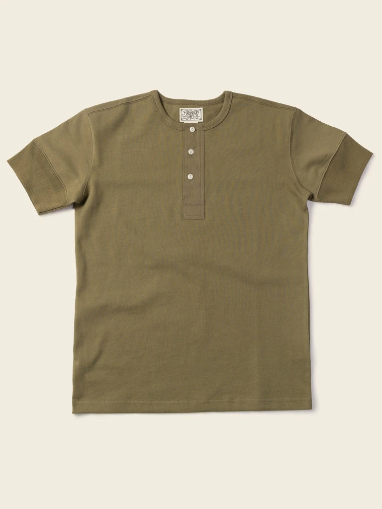 Bronson Vintage Short Sleeve Henley T-Shirt 2 Bronson Vintage Short Sleeve Henley T-Shirt