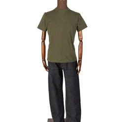 Non Stock 10.5 Oz US Cotton Tubular Gusset T-Shirt - Green 22 Non Stock 10.5 Oz US Cotton Tubular Gusset T-Shirt - Green