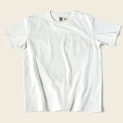 Bronson BEST SELLERS 1930s Slanted Pocket Tubular T-Shirt - White