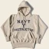 Bronson 21 Oz Navy Yard Instructor Reverse Weave Hoodie - Apricot