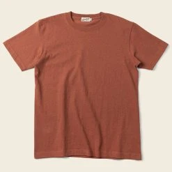 Non Stock 9 Oz US Cotton Tubular T-Shirt - Orange Red TOPS
