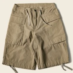 Non Stock 8.5 Oz Cotton Ripstop Cargo Shorts - Khaki NEW ARRIVALS