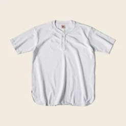 Non Stock 9.8 Oz Cotton Pique Baseball T-Shirt - White