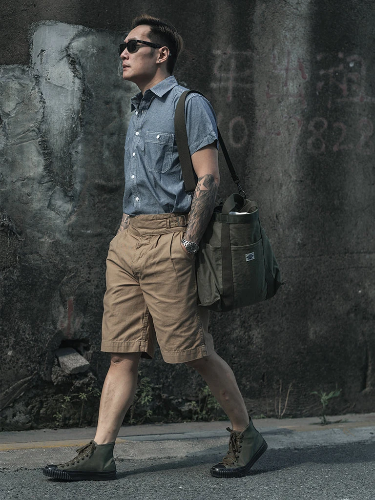 Non Stock 18 Oz Canvas Tote Bag - Olive 6 Non Stock 18 Oz Canvas Tote Bag - Olive