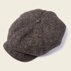 Non Stock Old Time Herringbone Wool News Boy Cap ACCESSORIES