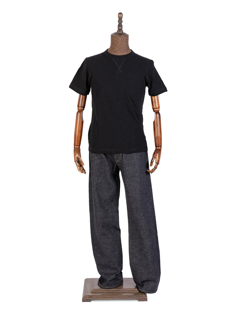 Non Stock 10.5 Oz US Cotton Tubular Gusset T-Shirt - Black 5 Non Stock 10.5 Oz US Cotton Tubular Gusset T-Shirt - Black