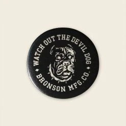 Bronson ACCESSORIES Vintage Watchdog Pin Button Badge - Black