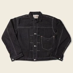 Bronson 1878 Wabash One Pocket Stripe Denim Jacket