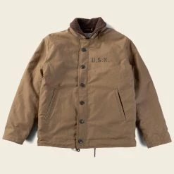 Non Stock 1940s US Navy N-1 Deck Jacket - Faux Fur Inner OUTERWEAR