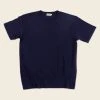 Non Stock 9 Oz US Cotton Tubular T-Shirt - Navy TOPS