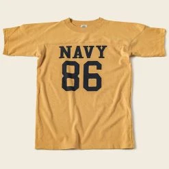 Bronson TOPS US Naval Football T-Shirt - Yellow