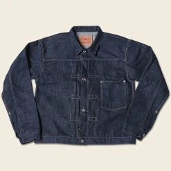 Bronson Lot 44806XX WWII Type 1 14 Oz Selvedge Denim Jacket OUTERWEAR