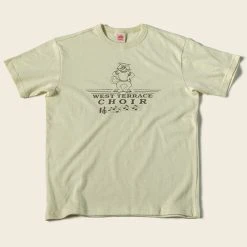 Non Stock Vintage West Terrace Choir Print Short Sleeve T-Shirt