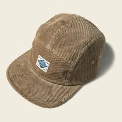 Non Stock 12.5 Oz Corduroy 5 Panel Cap - Khaki