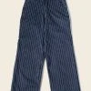 Bronson NEW ARRIVALS Lot 952 HBT Striped Mechanic Pants - Navy