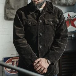 Bronson 1930s French Heavyweight Corduroy Hunting Jacket OUTERWEAR