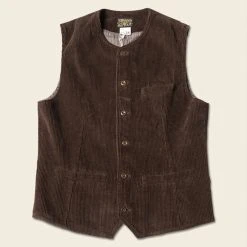 Bronson OUTERWEAR 1910s Retro Corduroy Vest