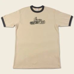 Non Stock Retro Rider Motorcycle T-Shirt TOPS