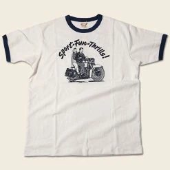Non Stock Retro Rider Motorcycle T-Shirt - Sport Fun Thrills