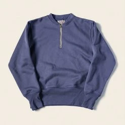 Non Stock 20.5 Oz Racing Half-Zip Sweatshirt - Bluish Violet TOPS
