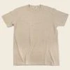 Non Stock 9 Oz US Cotton Tubular T-Shirt - Khaki