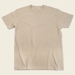 Non Stock 9 Oz US Cotton Tubular T-Shirt - Khaki