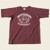 Non Stock Vintage Watterson Basketball Print Raglan Sleeve T-Shirt