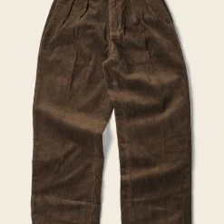 Non Stock 12.5 Oz 8 Wale Corduroy Trousers - Brown