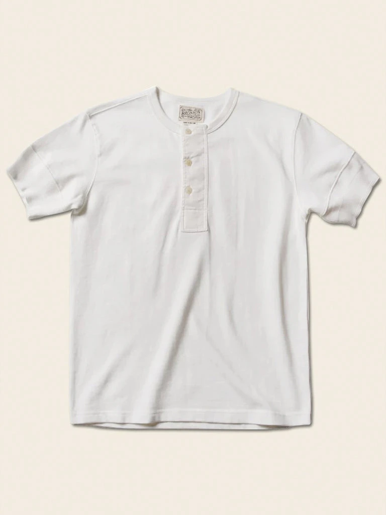 Bronson Vintage Short Sleeve Henley T-Shirt 1 Bronson Vintage Short Sleeve Henley T-Shirt