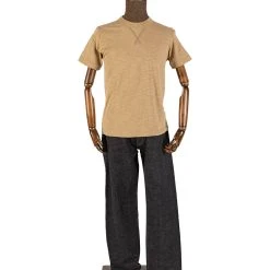 Non Stock TOPS 10.5 Oz US Cotton Tubular Gusset T-Shirt - Sand 20 Non Stock TOPS 10.5 Oz US Cotton Tubular Gusset T-Shirt - Sand