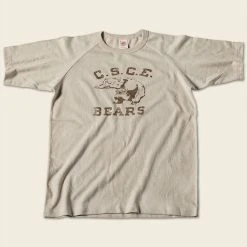Non Stock Vintage C.S.C.E. Bears Print Raglan Sleeve T-Shirt TOPS