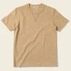 Non Stock TOPS 10.5 Oz US Cotton Tubular Gusset T-Shirt - Sand