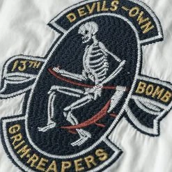 Bronson Bomb Squadron “Grim Reaper” Force Base Souvenir Bowling Shirt TOPS