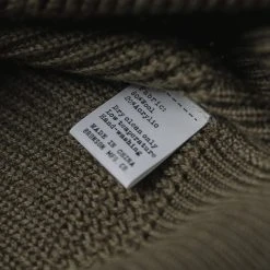 Bronson TOPS US Army High Neck Wool Sweater - Olive