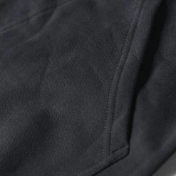 Non Stock 17.5 Oz Terry Cloth Zip-Up Hoodie - Black TOPS