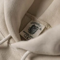 Bronson 21 Oz Navy Yard Instructor Reverse Weave Hoodie - Apricot