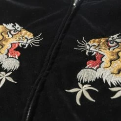 Non Stock 1950s Reversible Acetate Souvenir Jacket - Falcon × Tiger