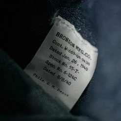 Bronson BOTTOMS US Army M-40 Dungaree Fatigue Pants