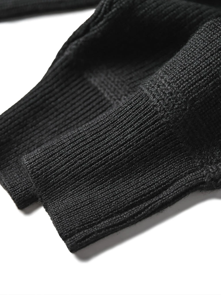 Bronson USAAF Type A-1 V-neck Mechanics Sweater - Black TOPS 11 Bronson USAAF Type A-1 V-neck Mechanics Sweater - Black TOPS