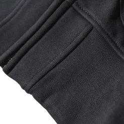 Non Stock 17.5 Oz Terry Cloth Zip-Up Hoodie - Black TOPS