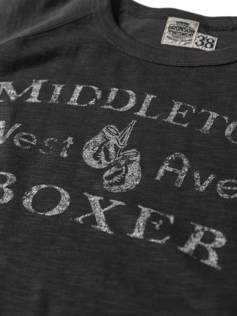 Bronson Heavy Duty Boxer Physical Training T-Shirt - Black 8 Bronson Heavy Duty Boxer Physical Training T-Shirt - Black