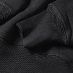 Non Stock 17.5 Oz Terry Cloth Military Pocket Sweatshirt - Black TOPS