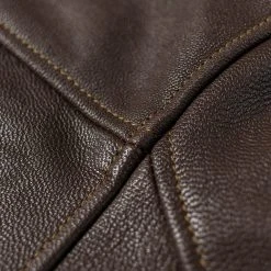 Bronson USAAF Type A-1 Leather Flight Jacket - Light Brown OUTERWEAR