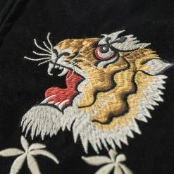 Non Stock 1950s Reversible Acetate Souvenir Jacket - Falcon × Tiger