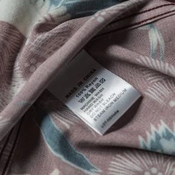 Non Stock Ukiyo-e Tiger & Crane Pattern Aloha Shirt - Wine Red TOPS 25 Non Stock Ukiyo-e Tiger & Crane Pattern Aloha Shirt - Wine Red TOPS