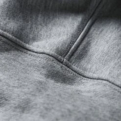 Non Stock 17.5 Oz Terry Cloth Zip-Up Hoodie - Gray TOPS