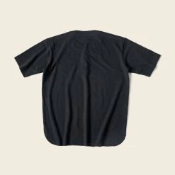 Non Stock 9.8 Oz Cotton Pique Baseball T-Shirt - Black