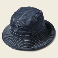 Bronson 12 Oz Selvedge Denim Bucket Hat ACCESSORIES 11 Bronson 12 Oz Selvedge Denim Bucket Hat ACCESSORIES