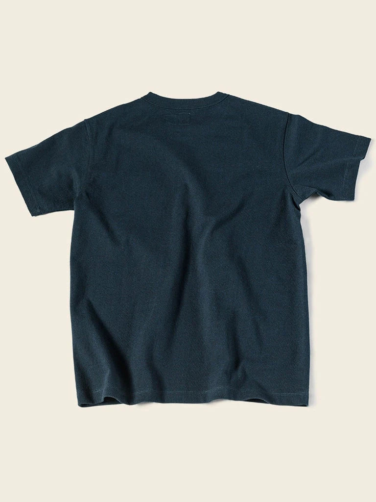 Bronson 1930s Slanted Pocket Tubular T-Shirt - Navy TOPS 2 Bronson 1930s Slanted Pocket Tubular T-Shirt - Navy TOPS