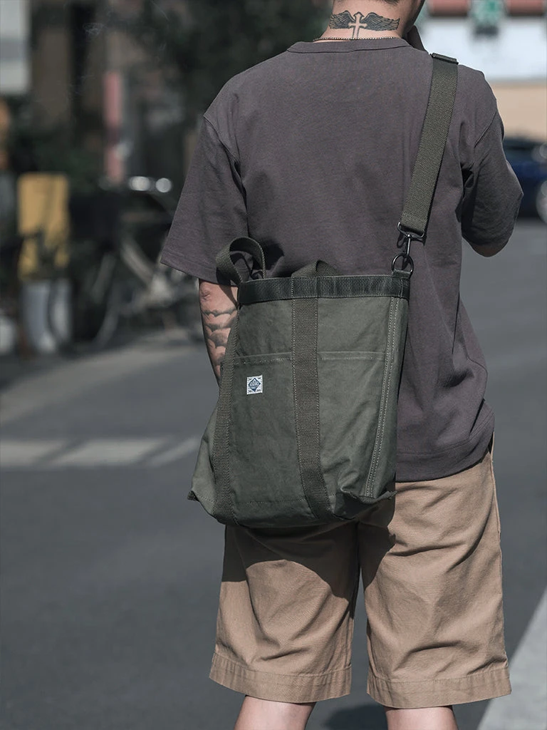 Non Stock 18 Oz Canvas Tote Bag - Olive 5 Non Stock 18 Oz Canvas Tote Bag - Olive